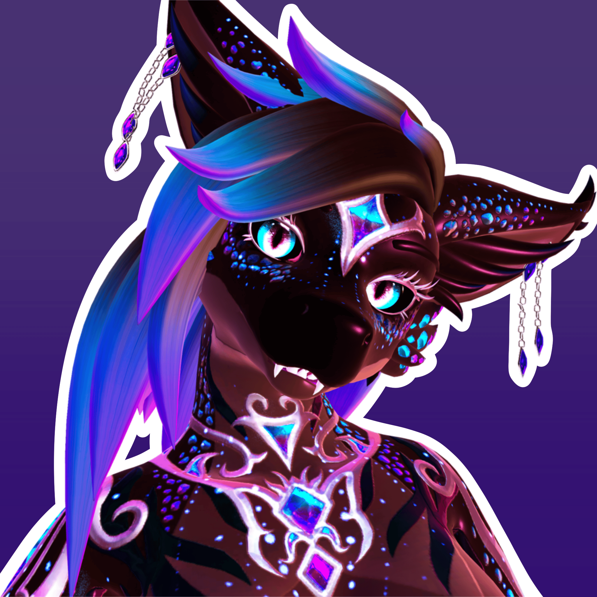 Sugilite Gemstone Dragon texture (for the Azalea dragon)