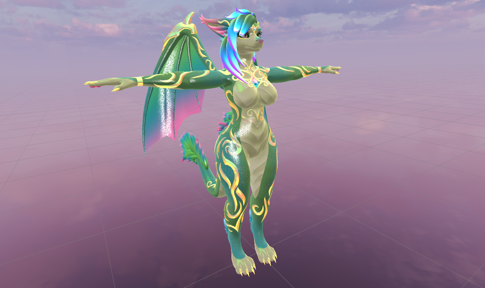 Quetzal Dragon texture (for the Azalea dragon)