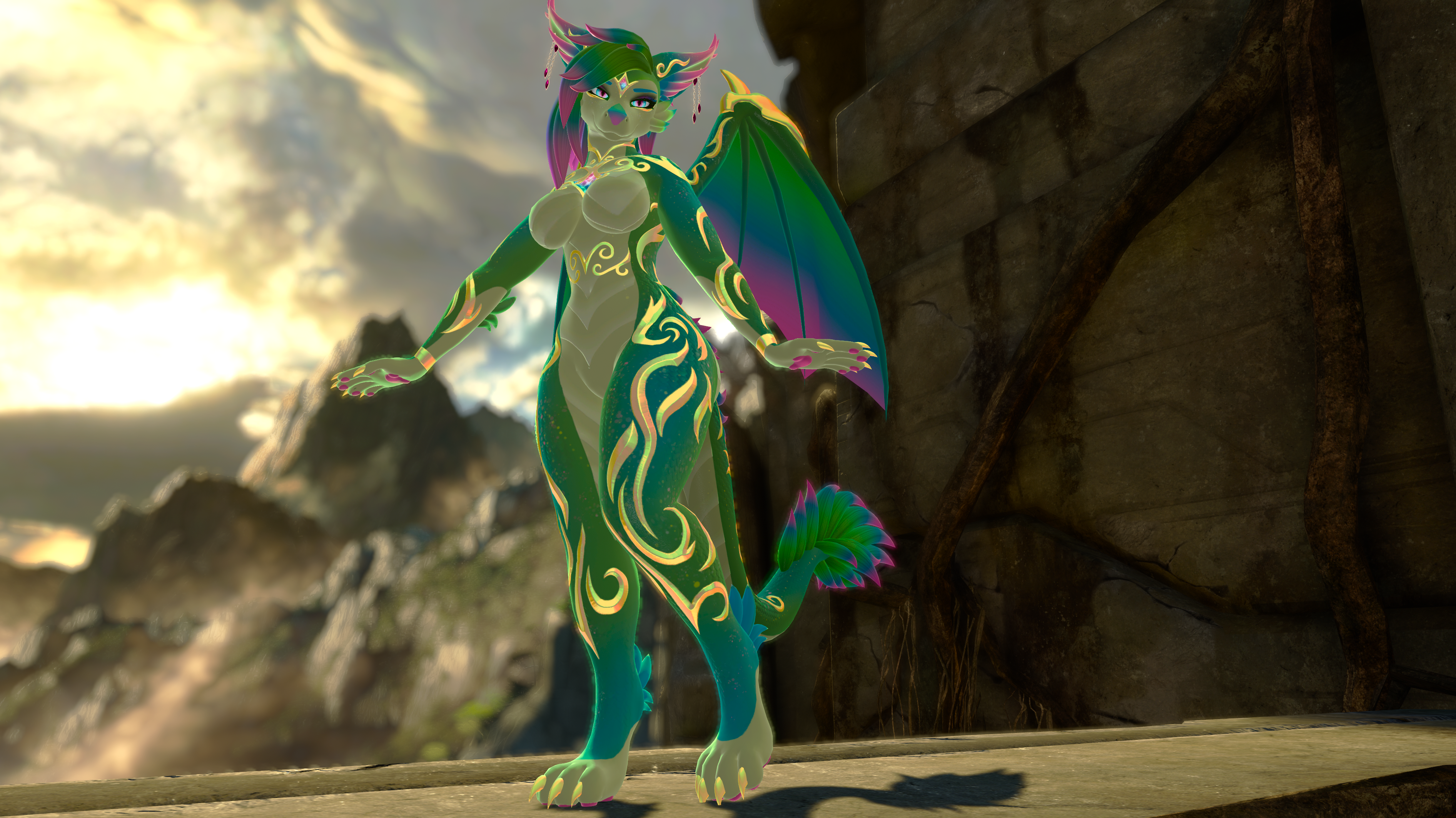 Quetzal Dragon texture (for the Azalea dragon)