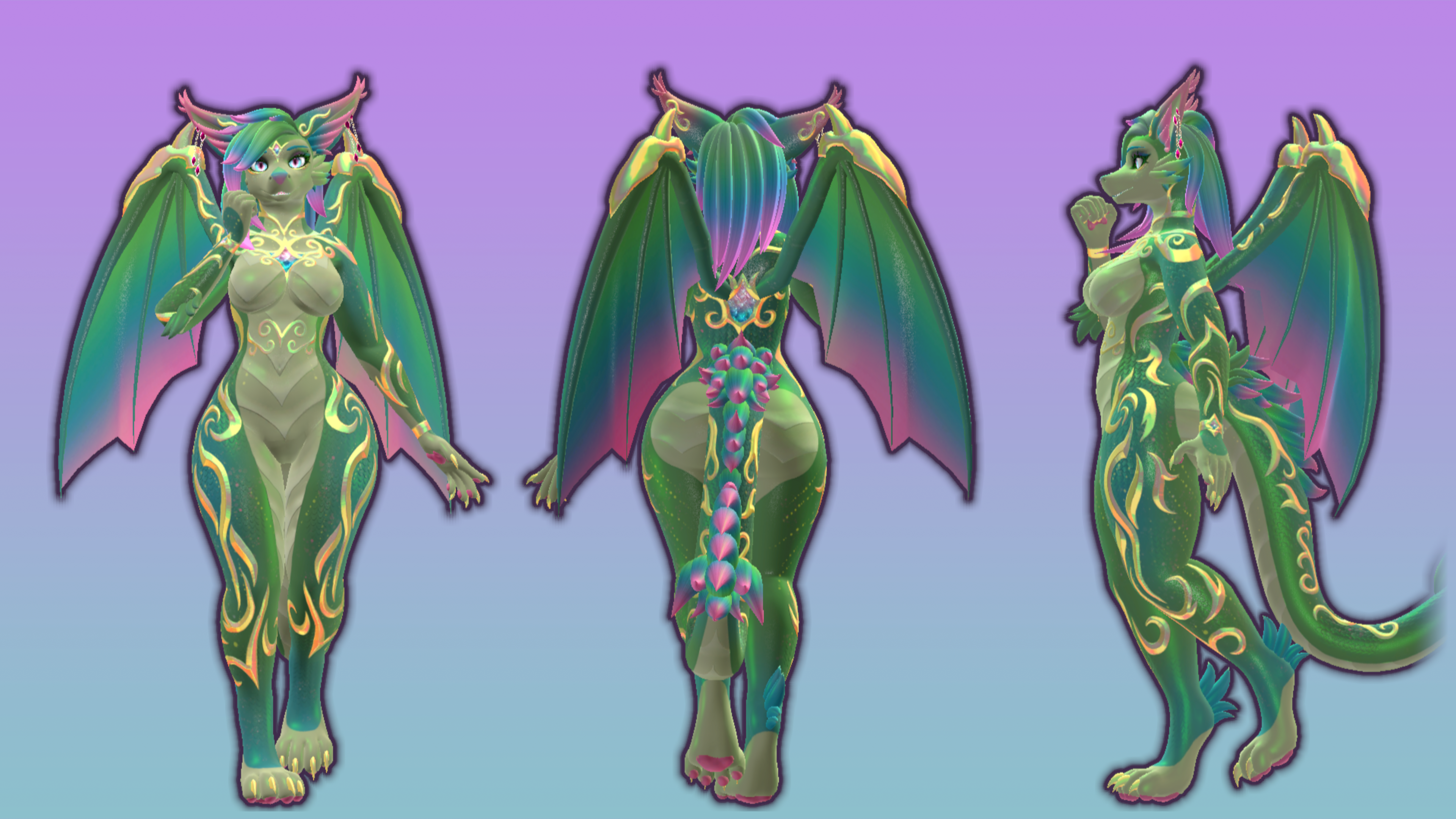 Quetzal Dragon texture (for the Azalea dragon)