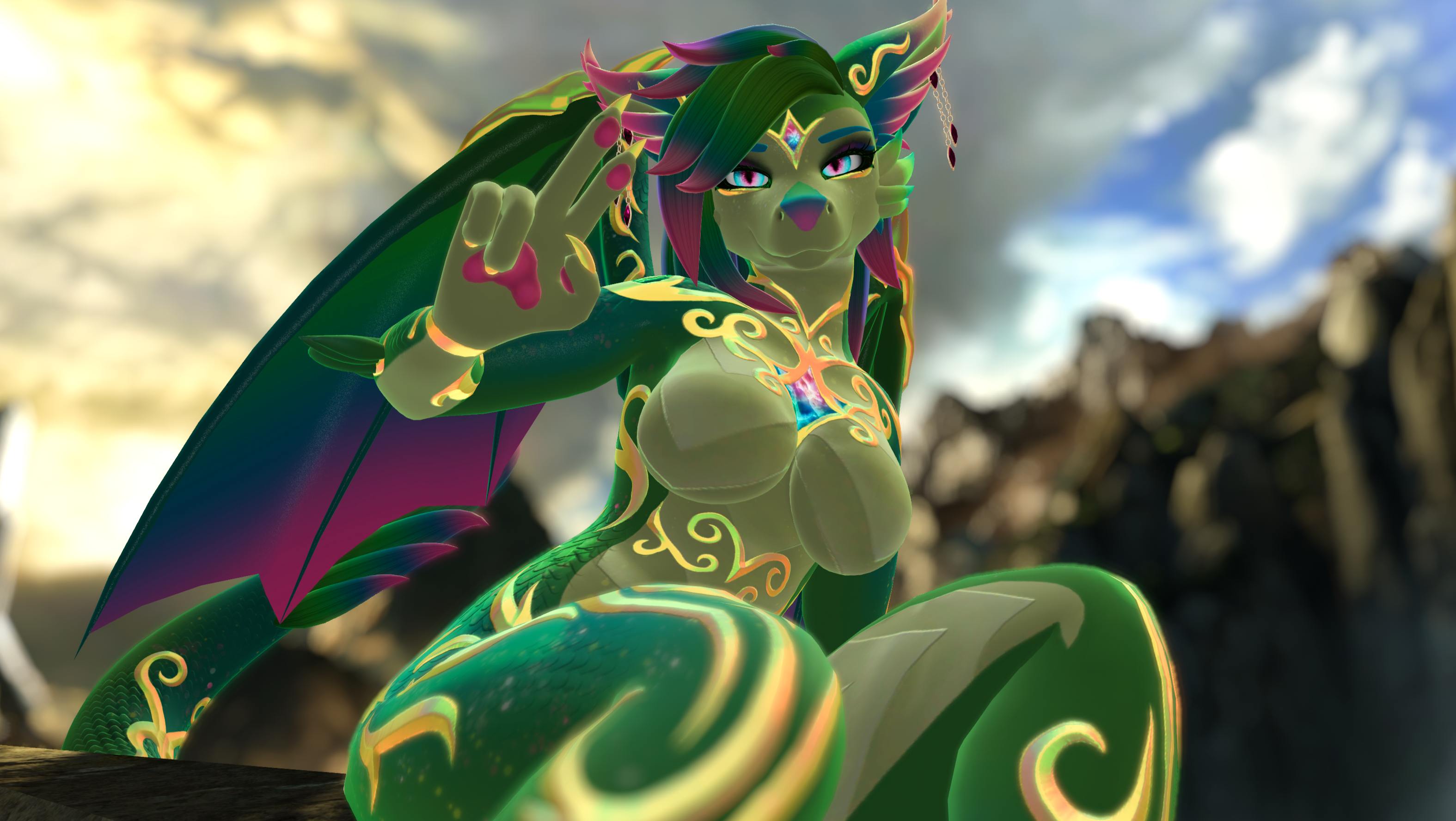 Quetzal Dragon texture (for the Azalea dragon)