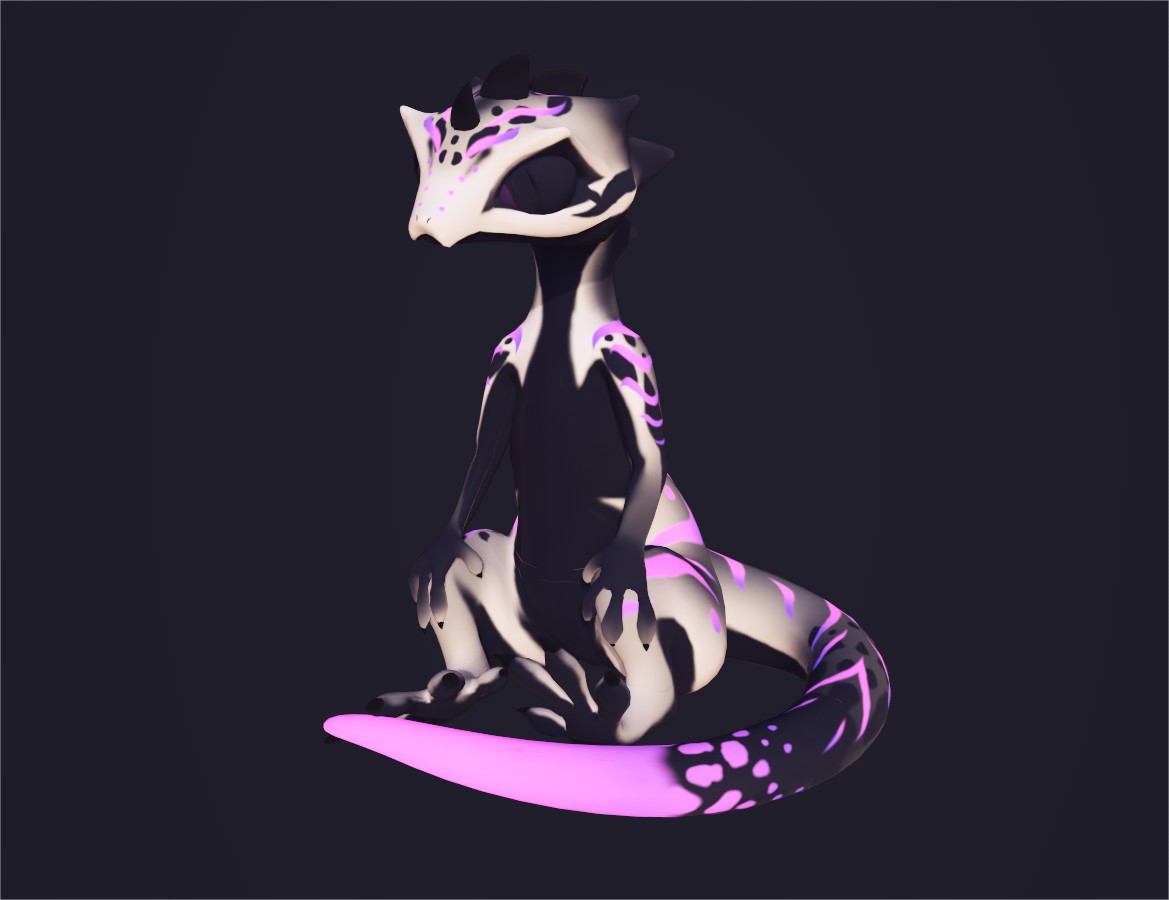 Nago the gecko (VRChat model PC/QUEST)