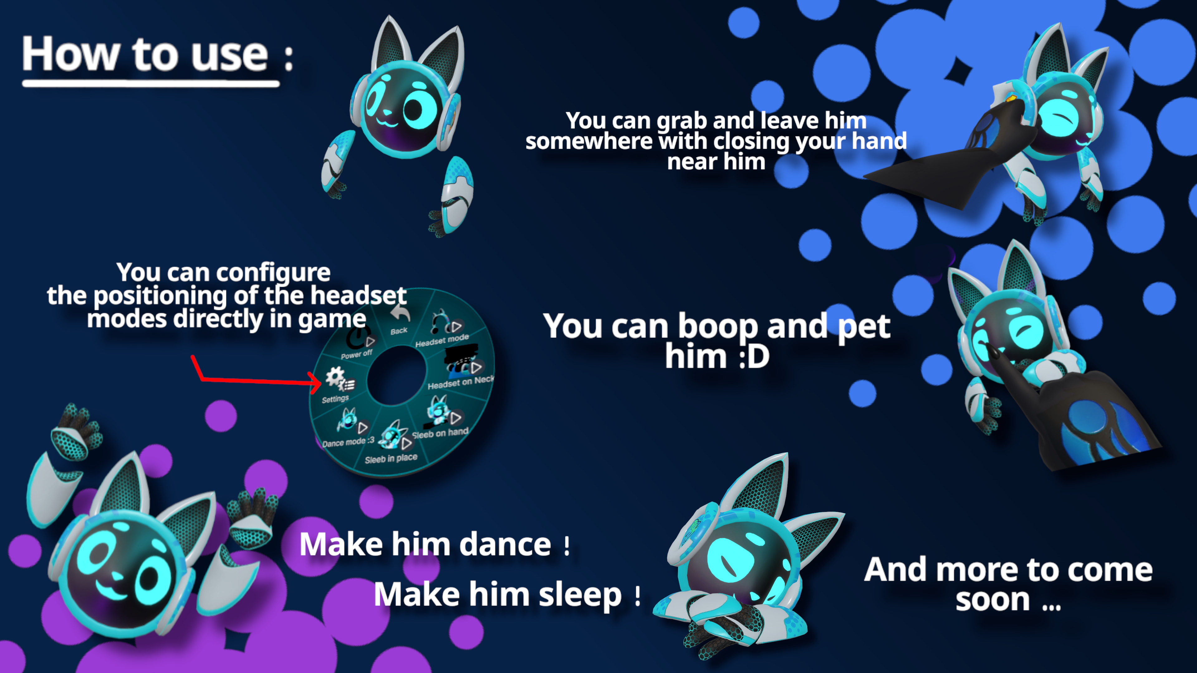 Robocat Follower (Compatible with any VRChat avatar)