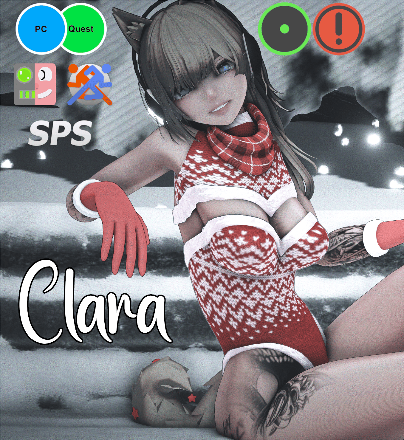 Clara [PC][Quest][Opti][SPS][FaceTracking][GogoLoco]