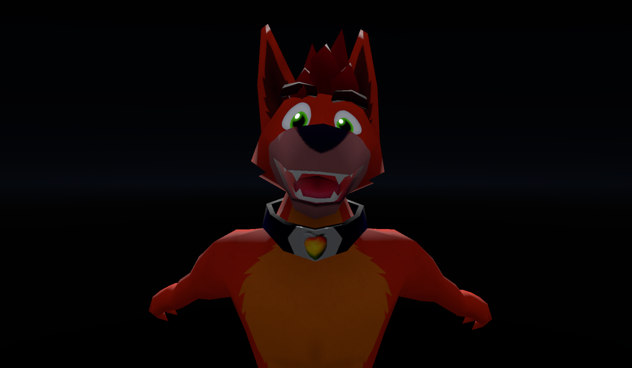 Low Poly Canine Avatar Retexture - Crash (TEXTURES ONLY)