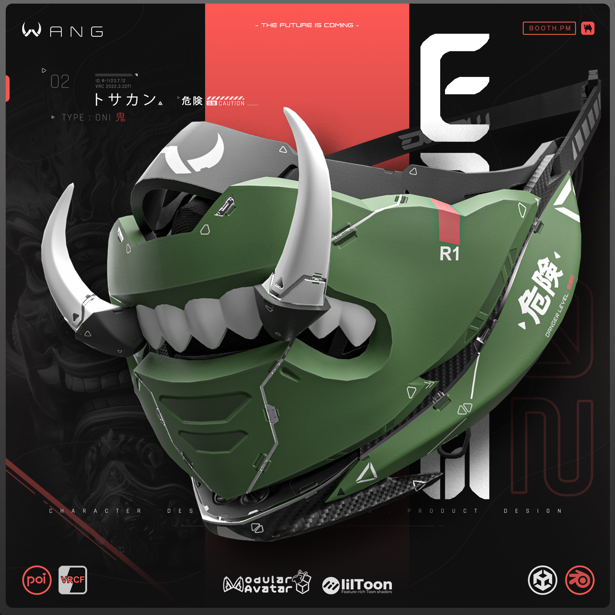 TOSAKAN Mask｜Cyberpunk Style