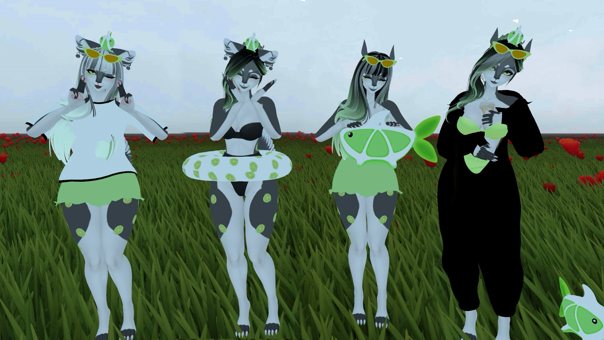 Sage The Lime Shark // PC&Quest; // SFW