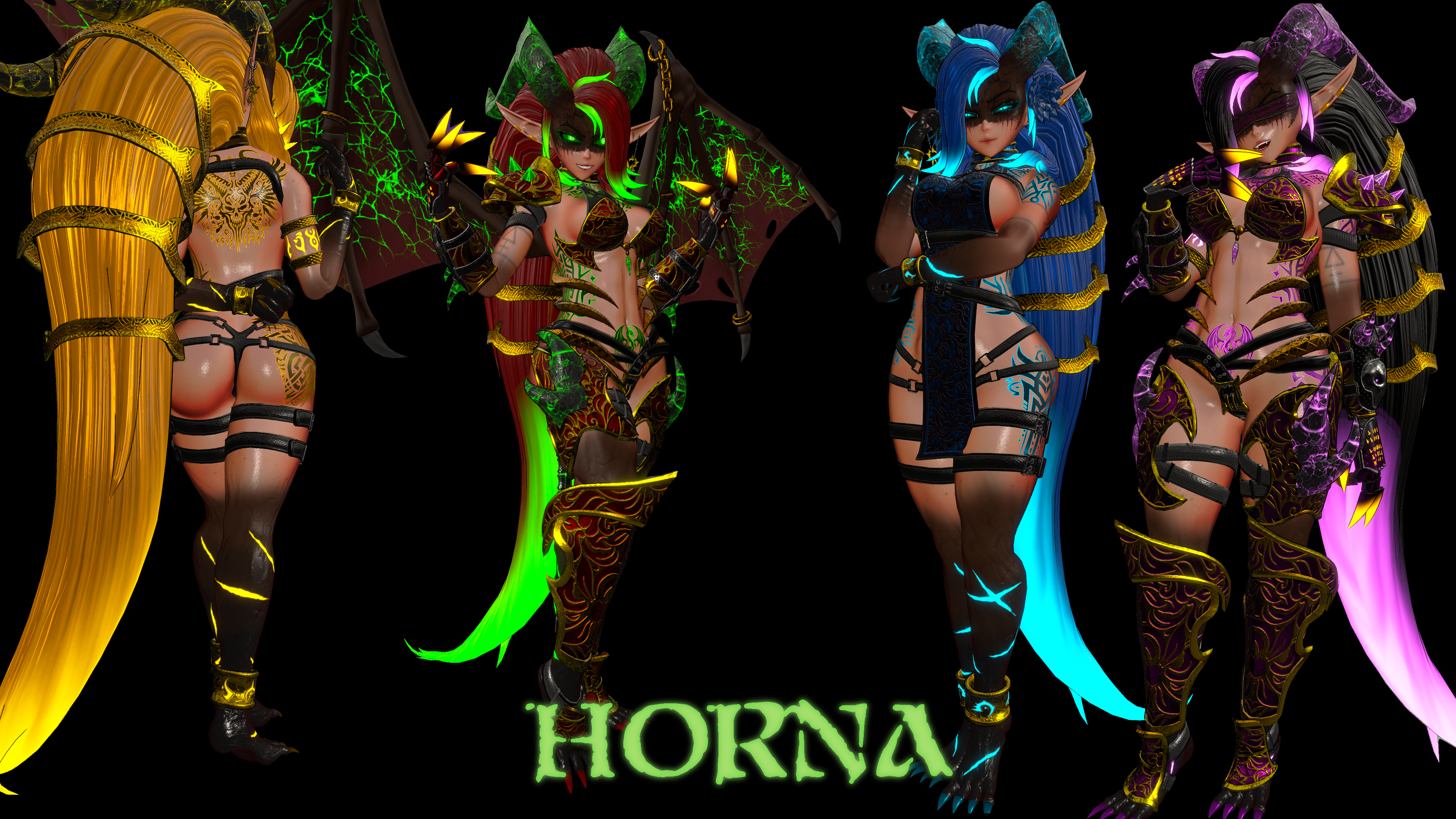 Horna, The corrupted dragon girl