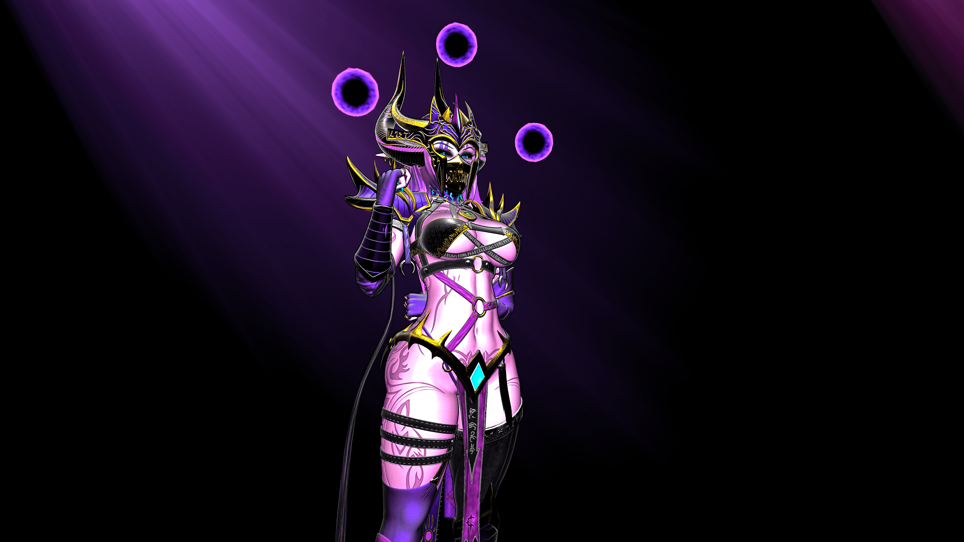 Ruina, the dark elf sorcerer