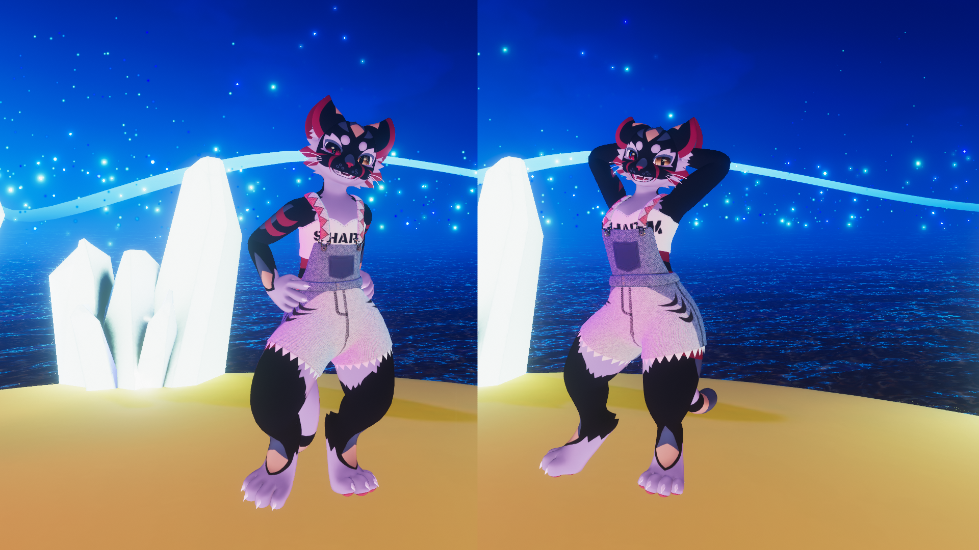 Shark overalls for Mayu