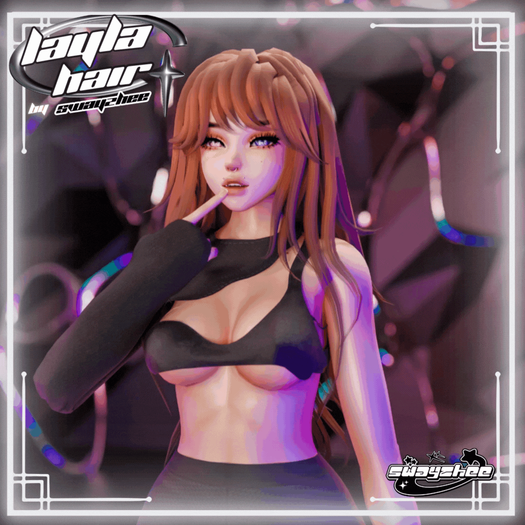 Layla Hair for VRChat | FREE