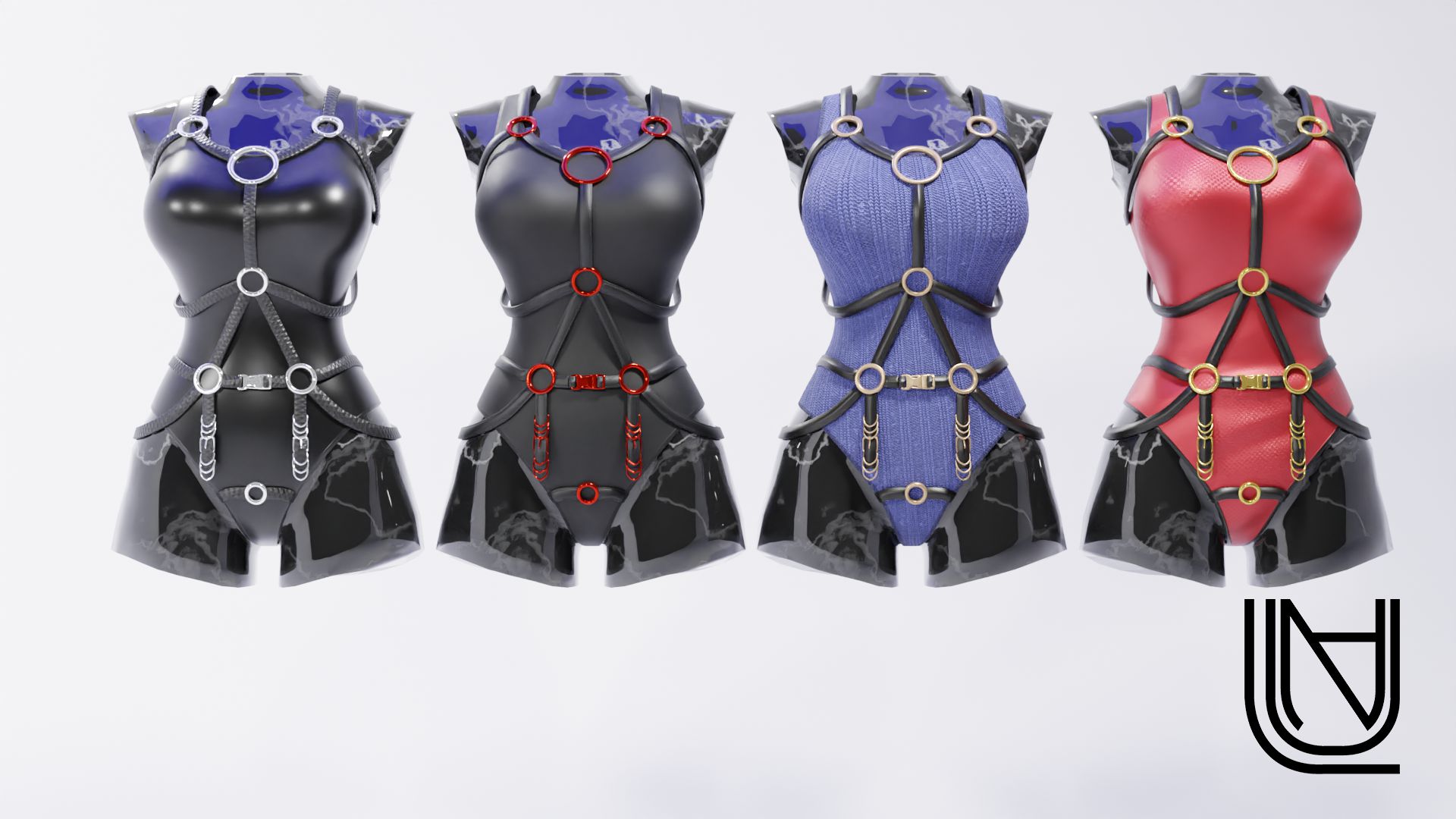 Hyenid Bodysuit w/ Harness