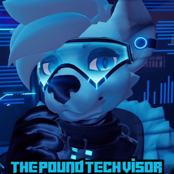 Pound Tech Visor - Hyenid (VRCHAT)