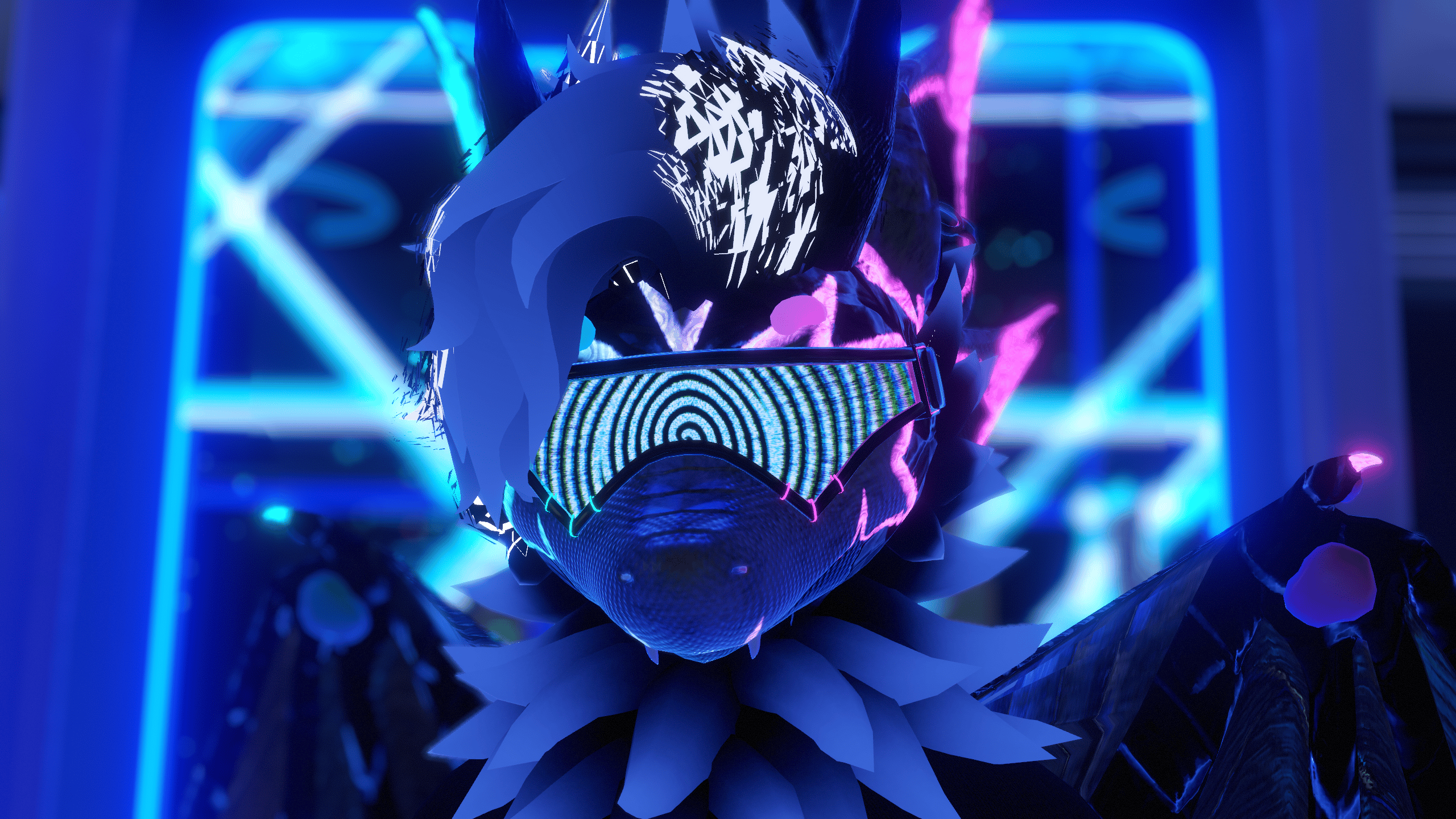 Pound Tech Visor - Nardoragon (VRCHAT)