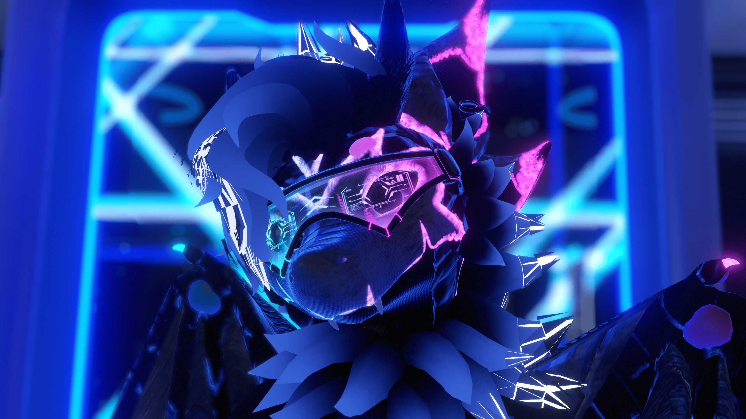 Pound Tech Visor - Nardoragon (VRCHAT)