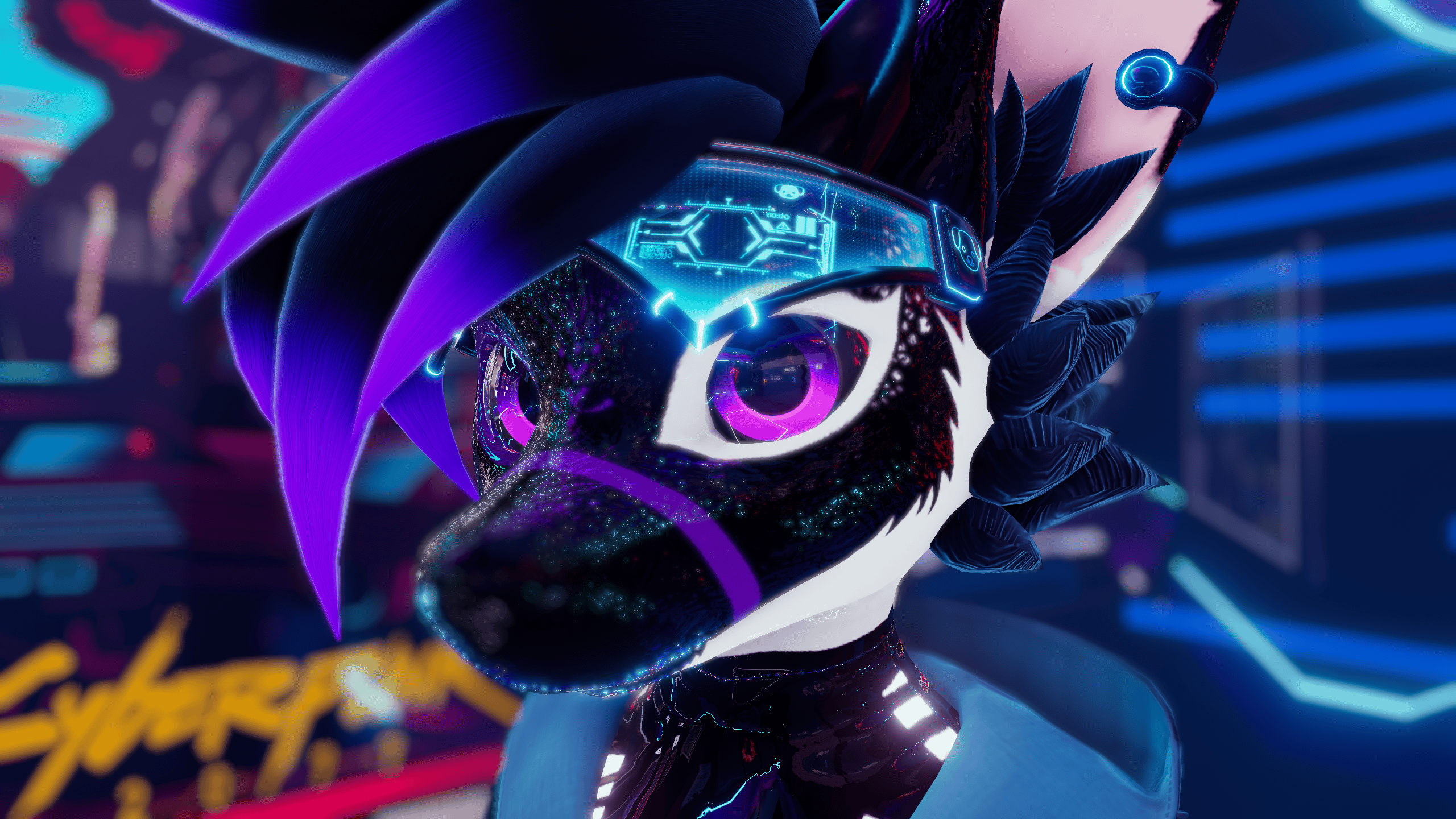 Pound Tech Visor - Nardoragon (VRCHAT)