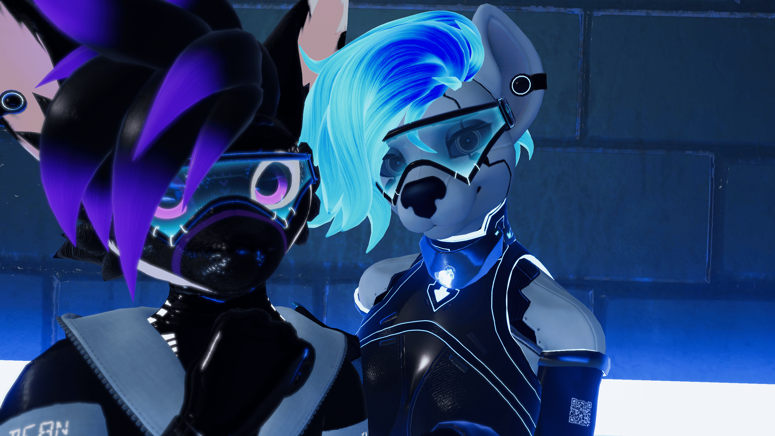 Pound Tech Visor - Nardoragon (VRCHAT)