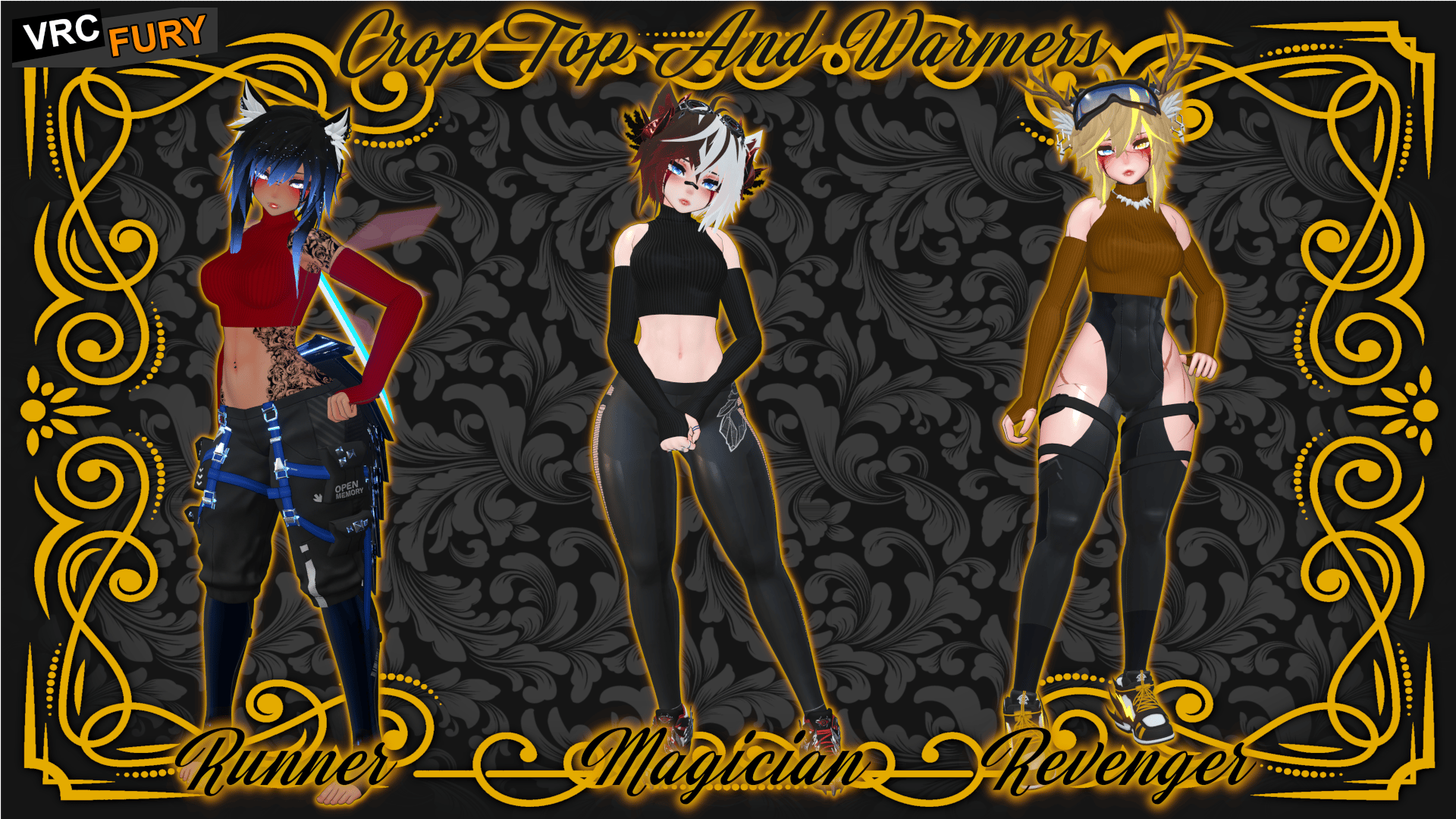 Croptop and ArmWarmers God Mag/Rev/Run DLC(Oneclick)