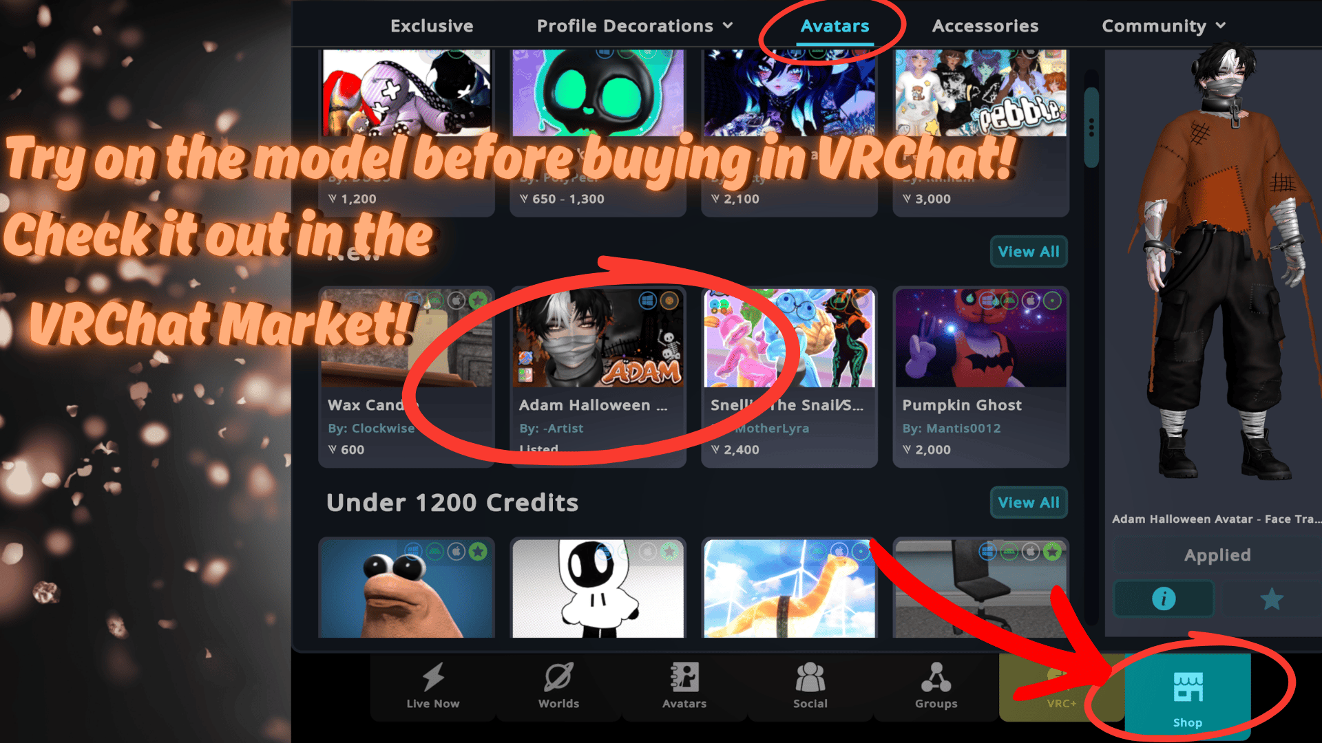 Adam | Halloween Avatar | Face Tracking | GoGo