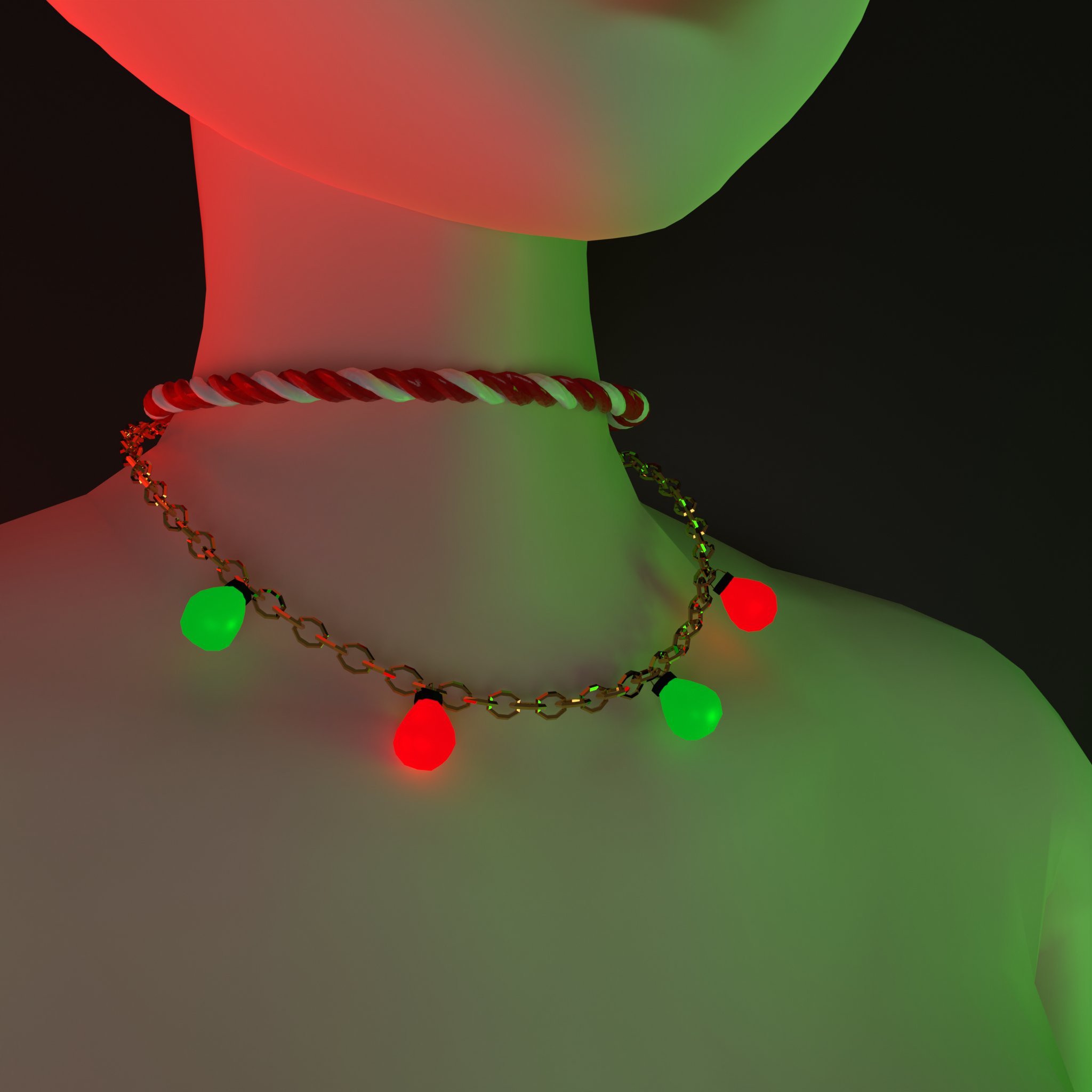 Candy Cane Necklace