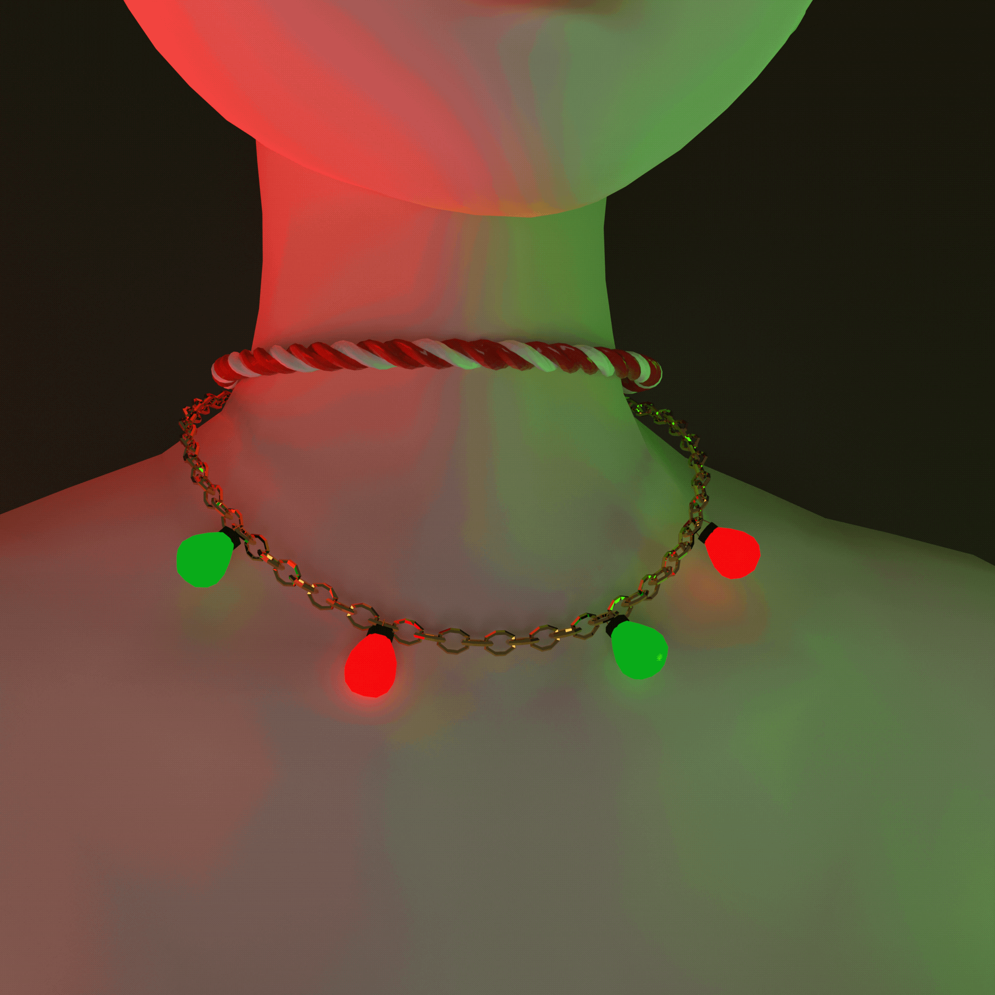 Candy Cane Necklace
