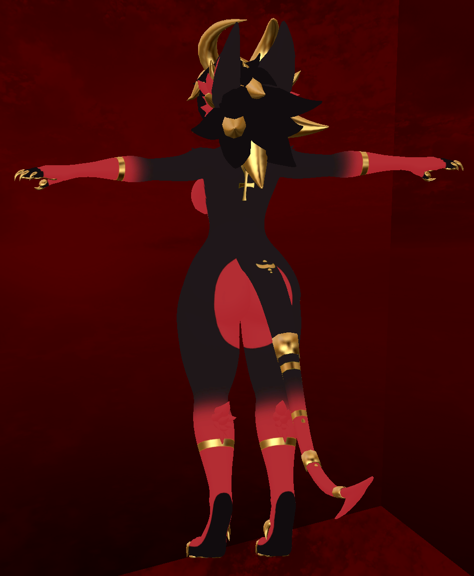 Red Anubis Octive Texture