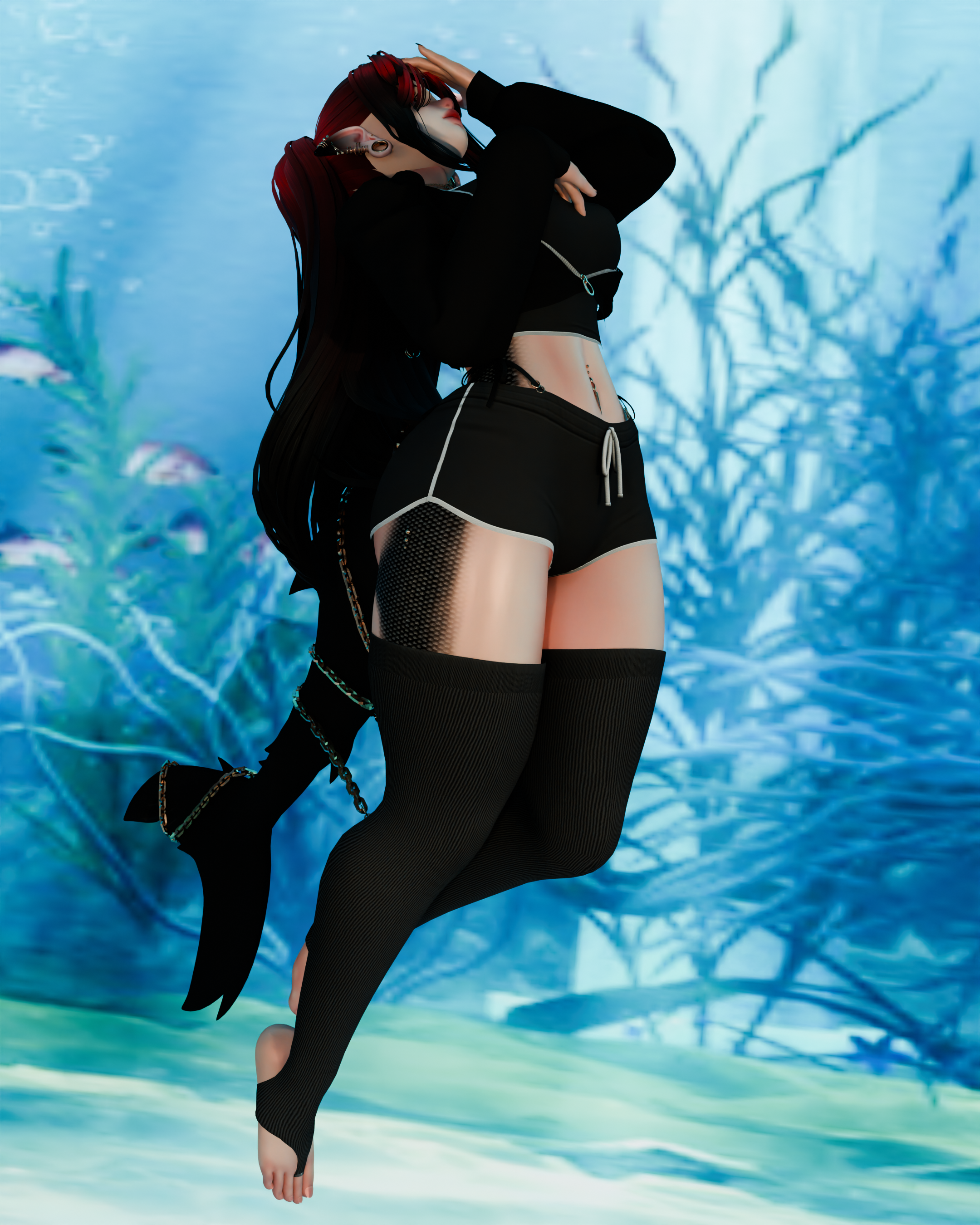 Milla The SirenShark (face tracking ready)
