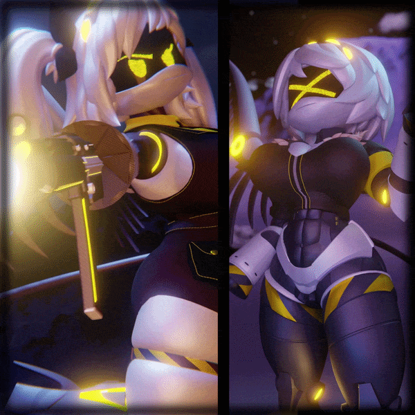 Jae and Vee [VRC + Blender Rig]