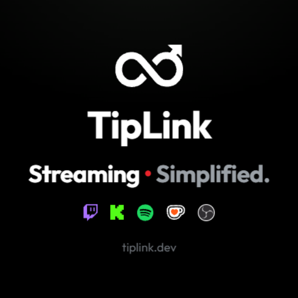 TipLink - Twitch, Kick, VRChat, Fansly, Joystick.TV, Streamlabs, StreamElements, Discord, TikTok, OSC Integration