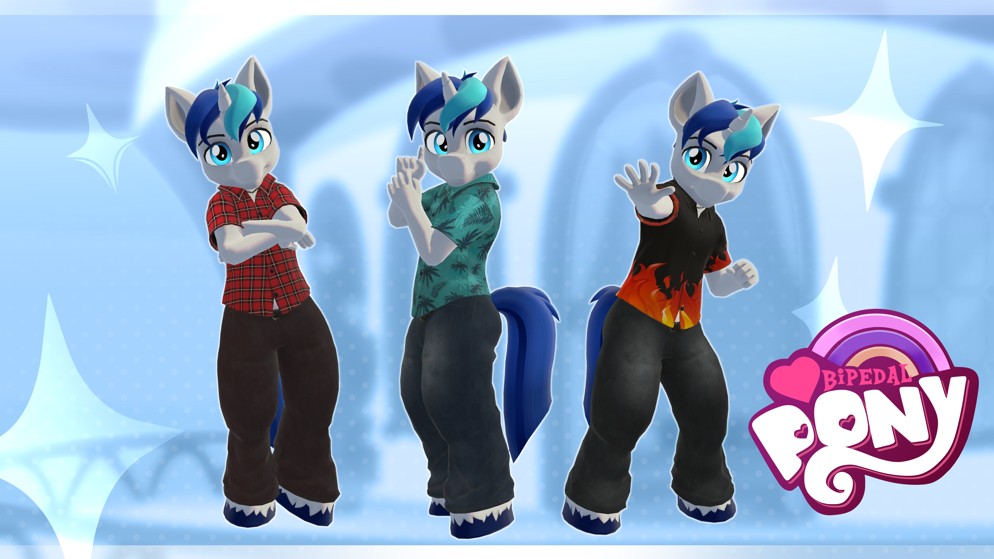 Bipedal Pony - Outfit Pack 1