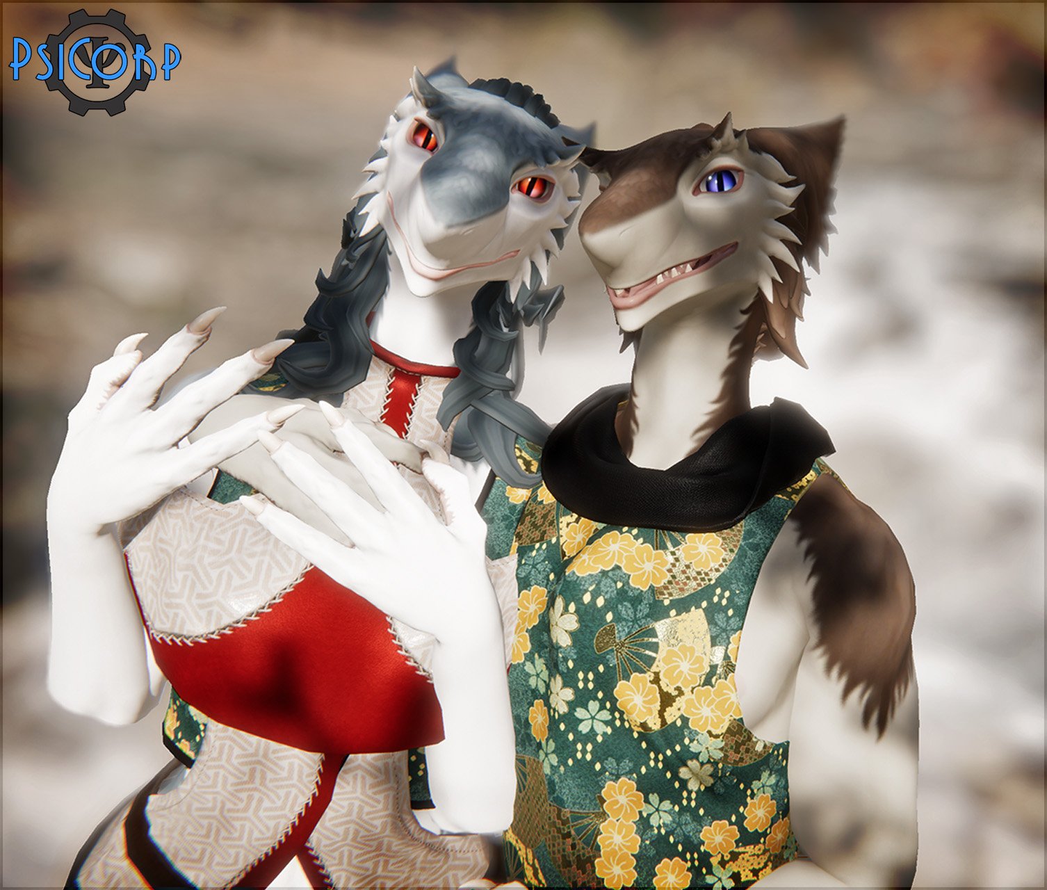 PsiCorpVR - Sergal Avatar [VRC, PC]