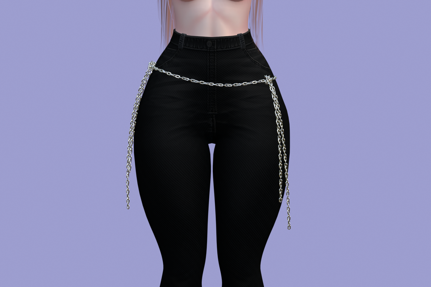 Hip Chain Belt for VRBase Egirl