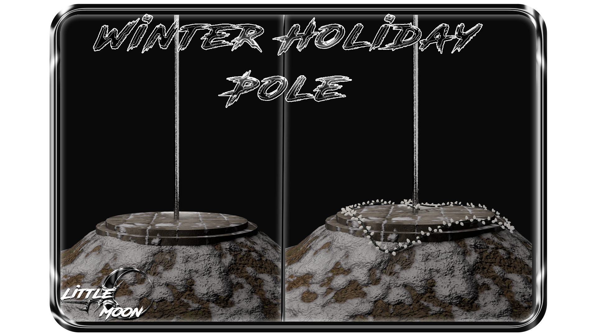 Winter Holiday Pole