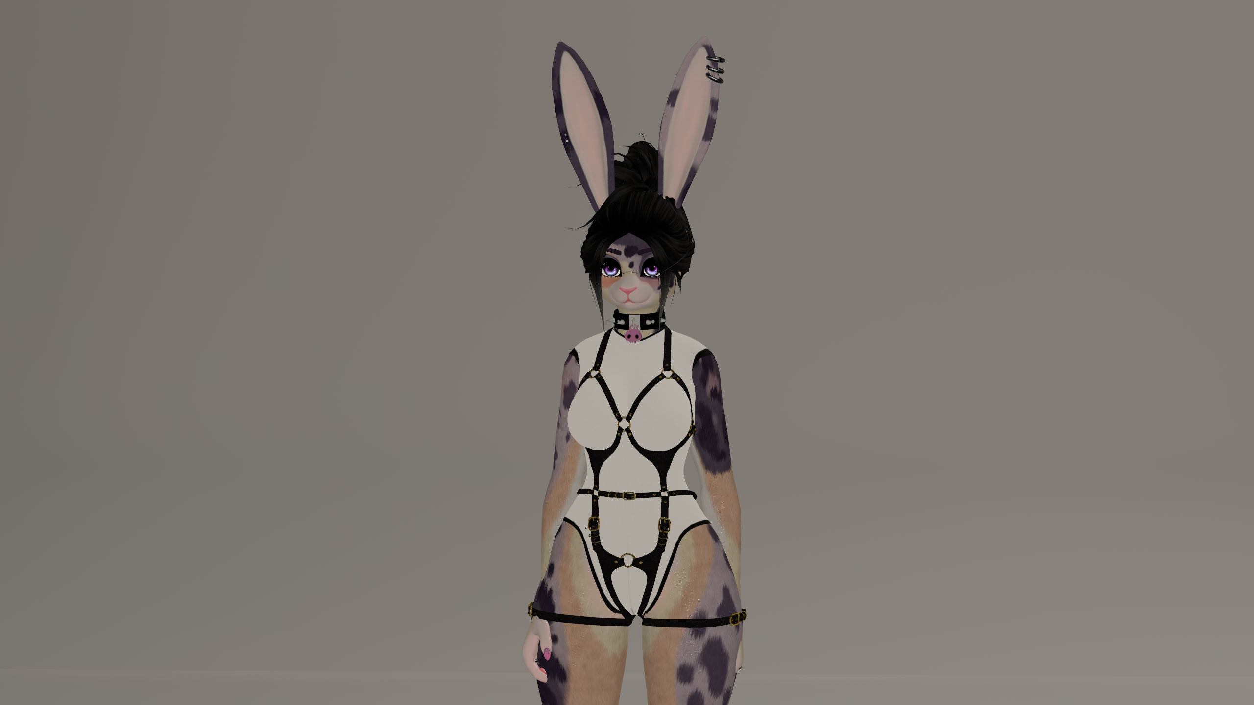 Evie Bunny - Bodysuit and Harness
