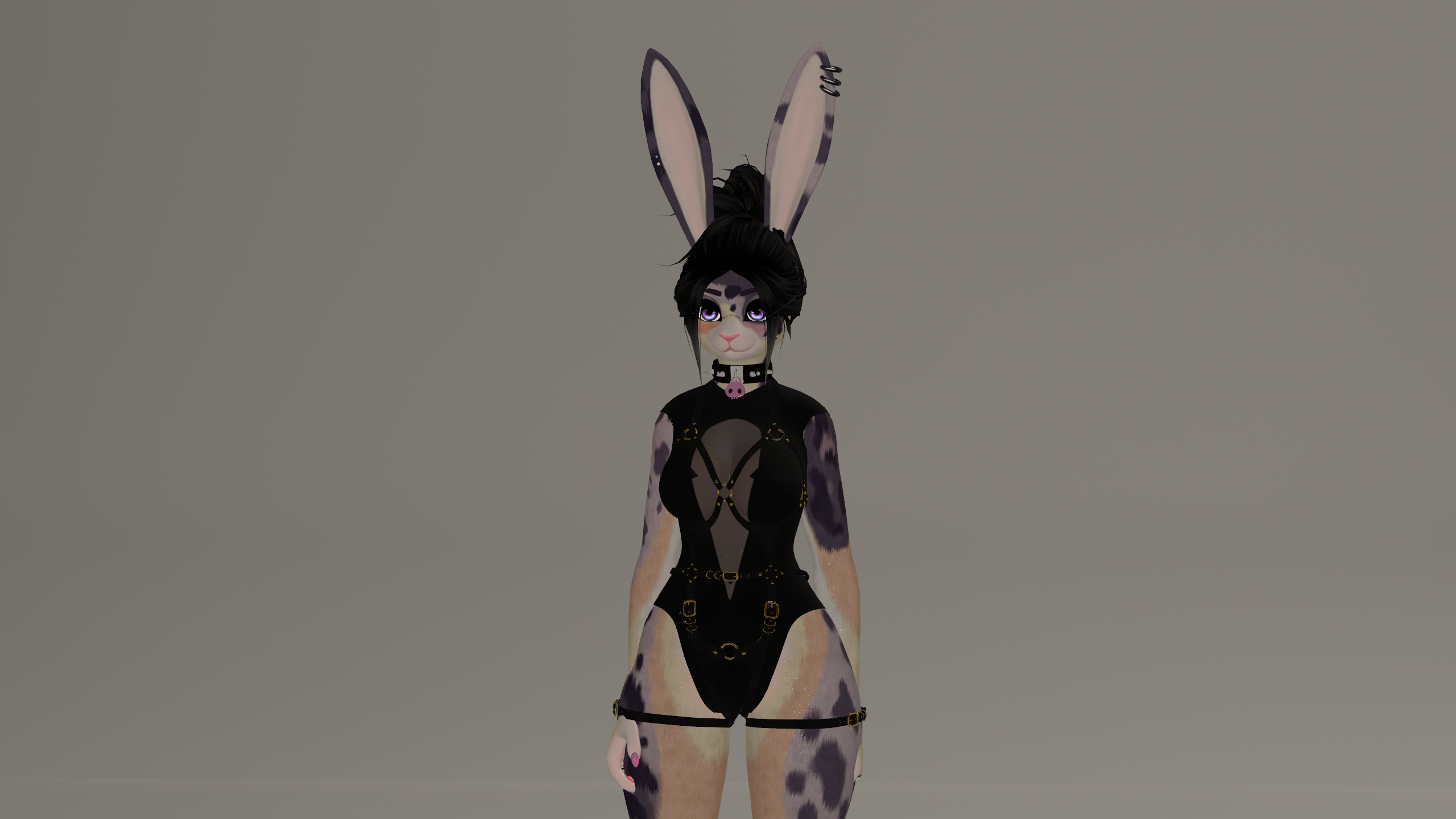 Evie Bunny - Bodysuit and Harness