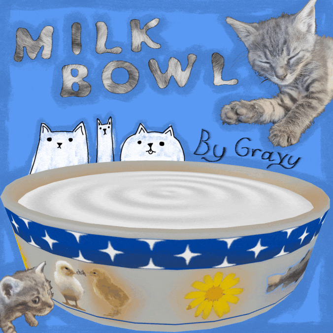 Kitten Milk Bowl