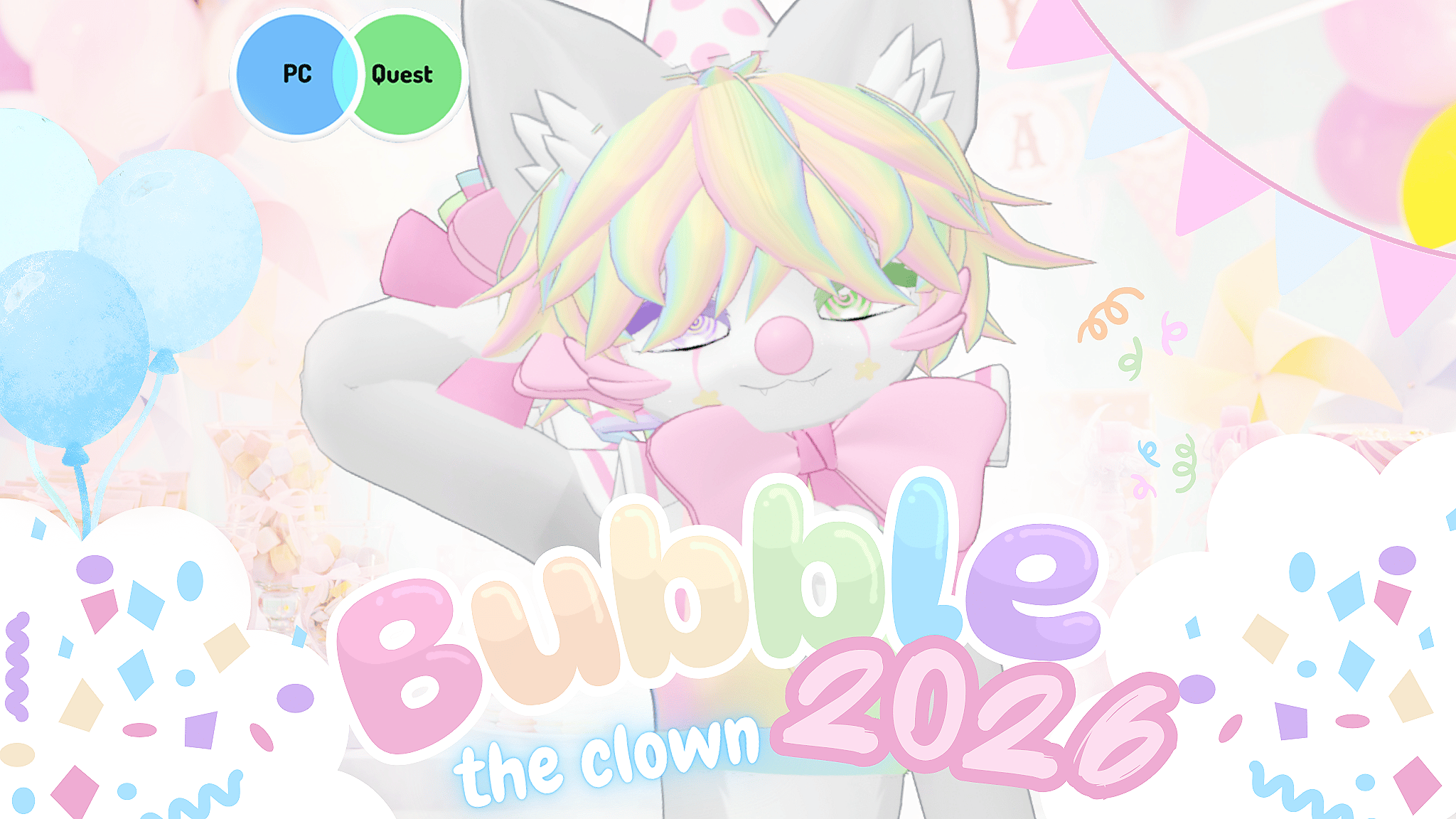 🤡🎈 Bubble the Clown 🎈🤡 (Deira VRChat Avatar) - 2026 REMAKE