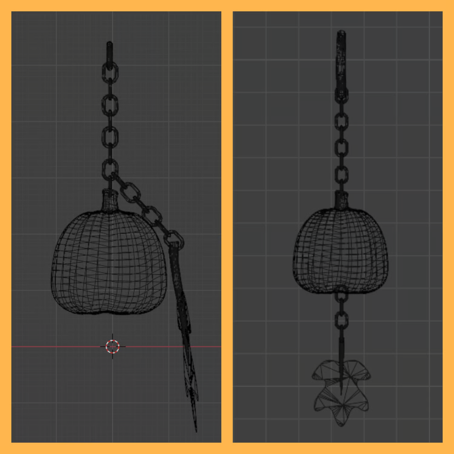 Fall Pumpkin Keychains + Earrings
