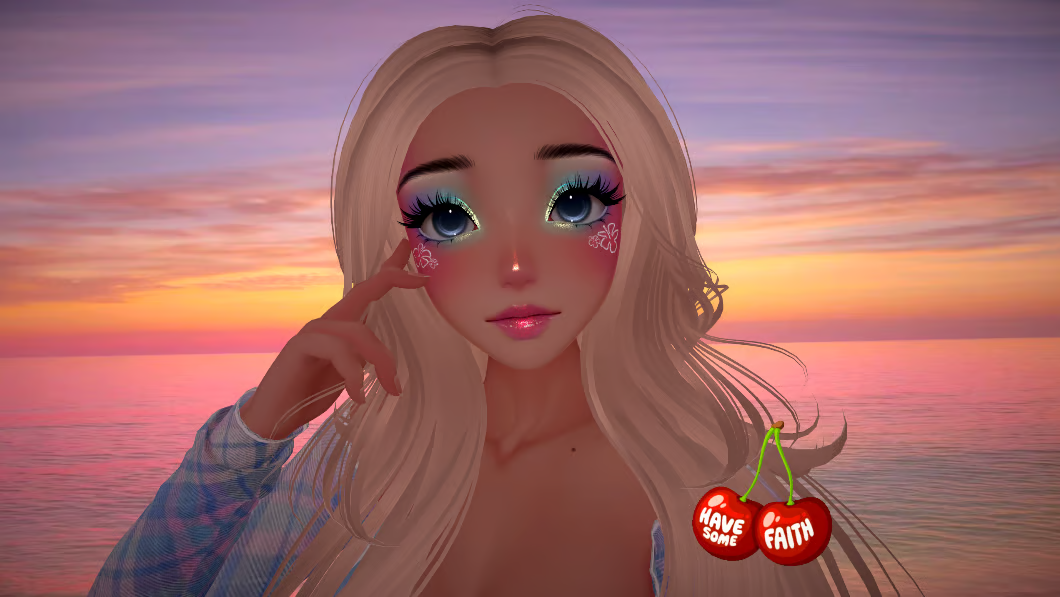 "Midnight Sun" Sunny Head Makeup Texture