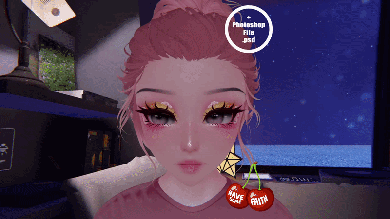 "Pure Whimsy" Makeup Decal for Chihiro Head