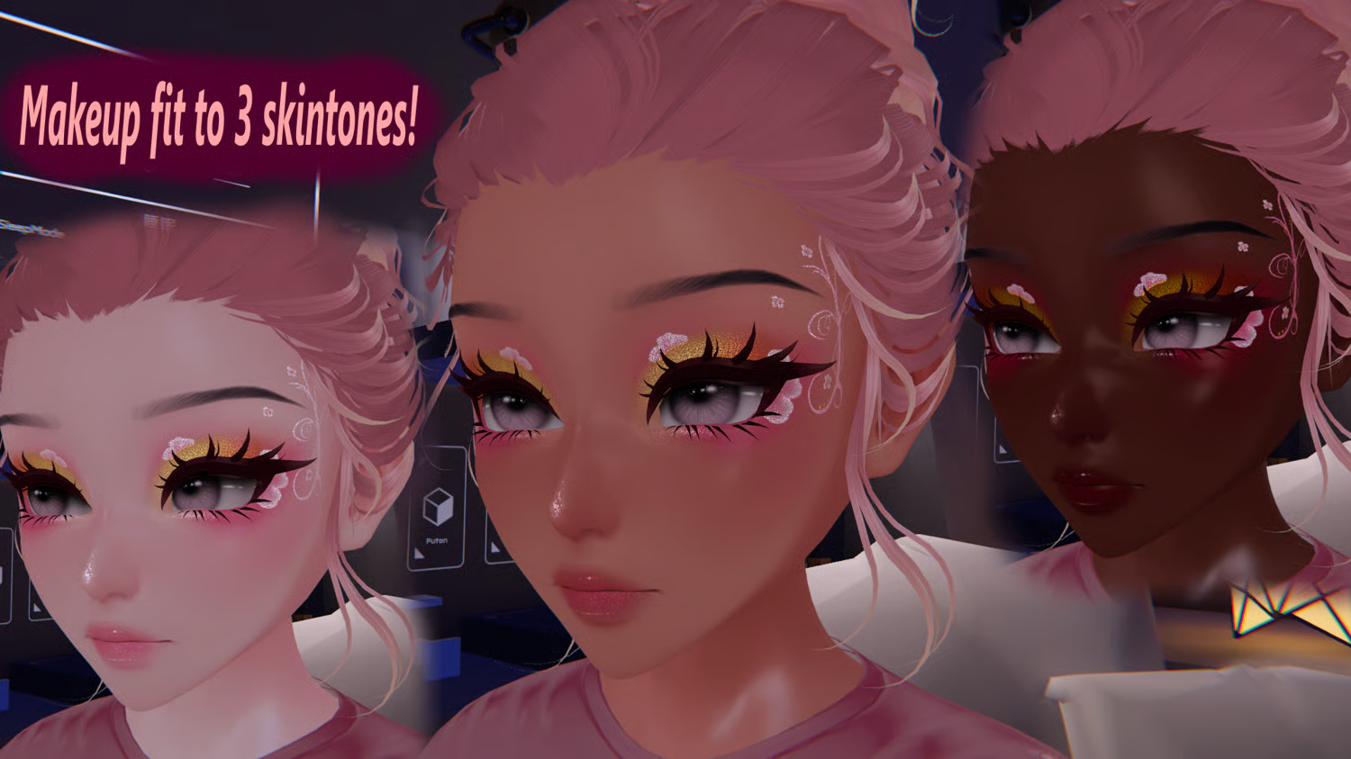 "Pure Whimsy" Makeup Decal for Chihiro Head