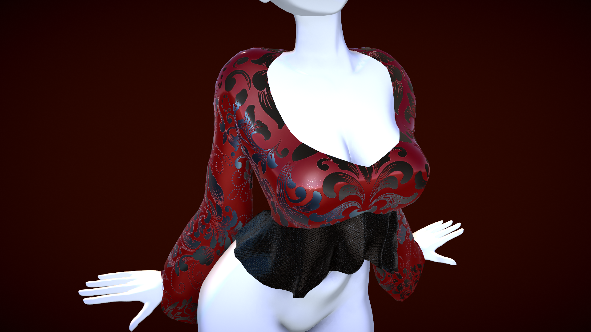 "Past Life" Peplum Top
