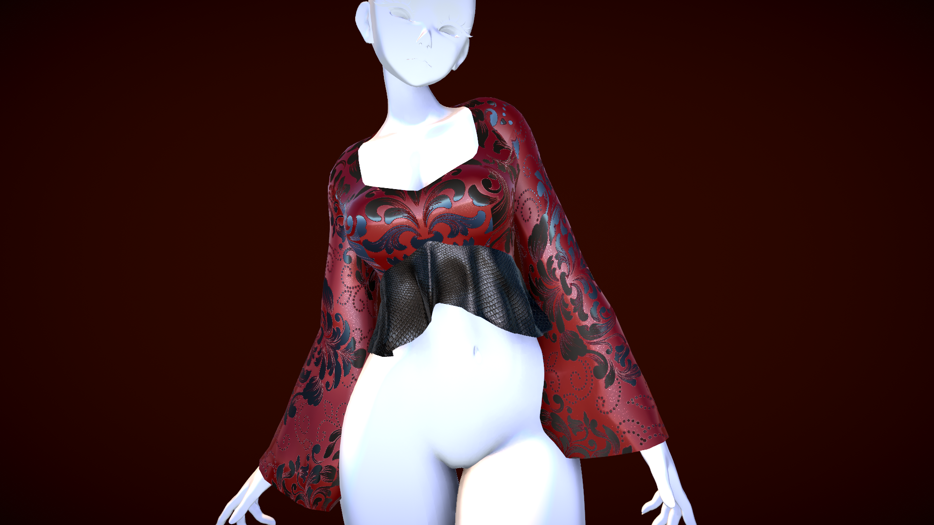 "Past Life" Peplum Top