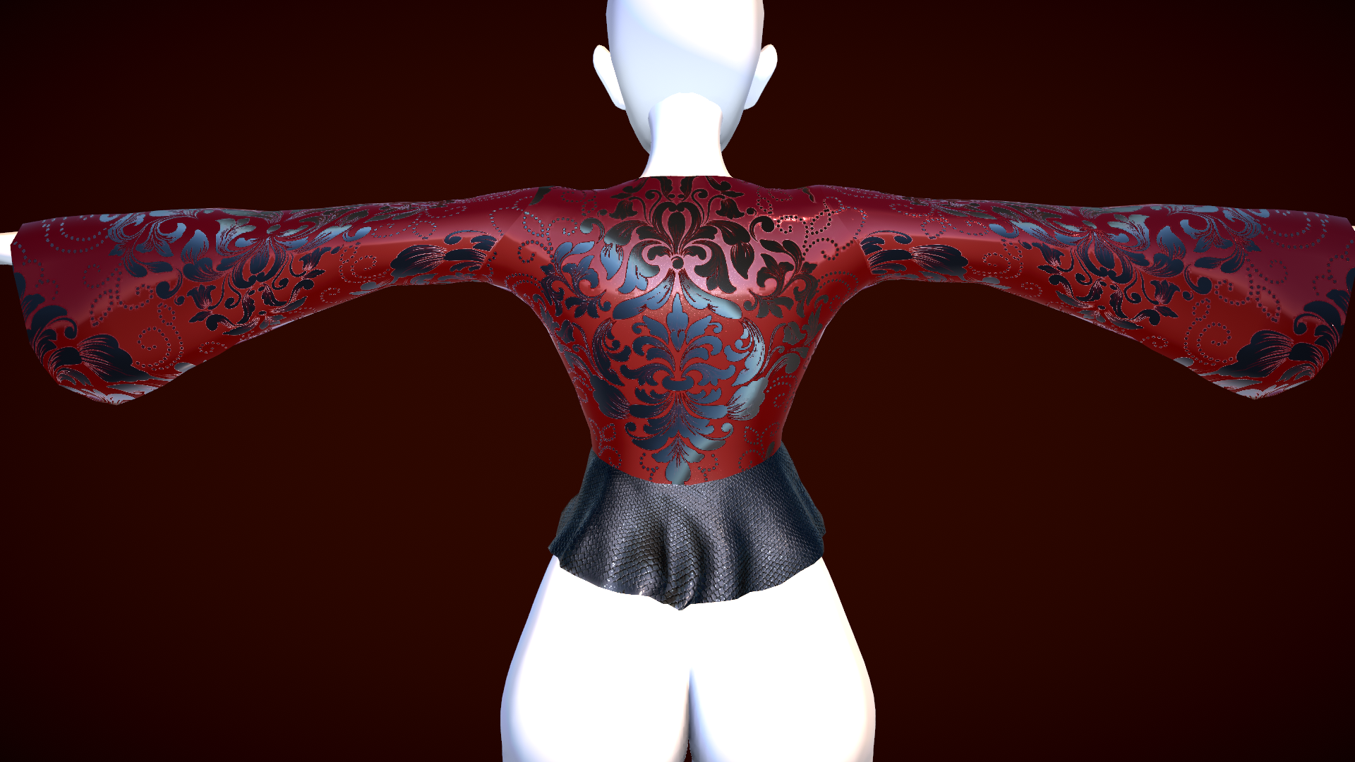 "Past Life" Peplum Top