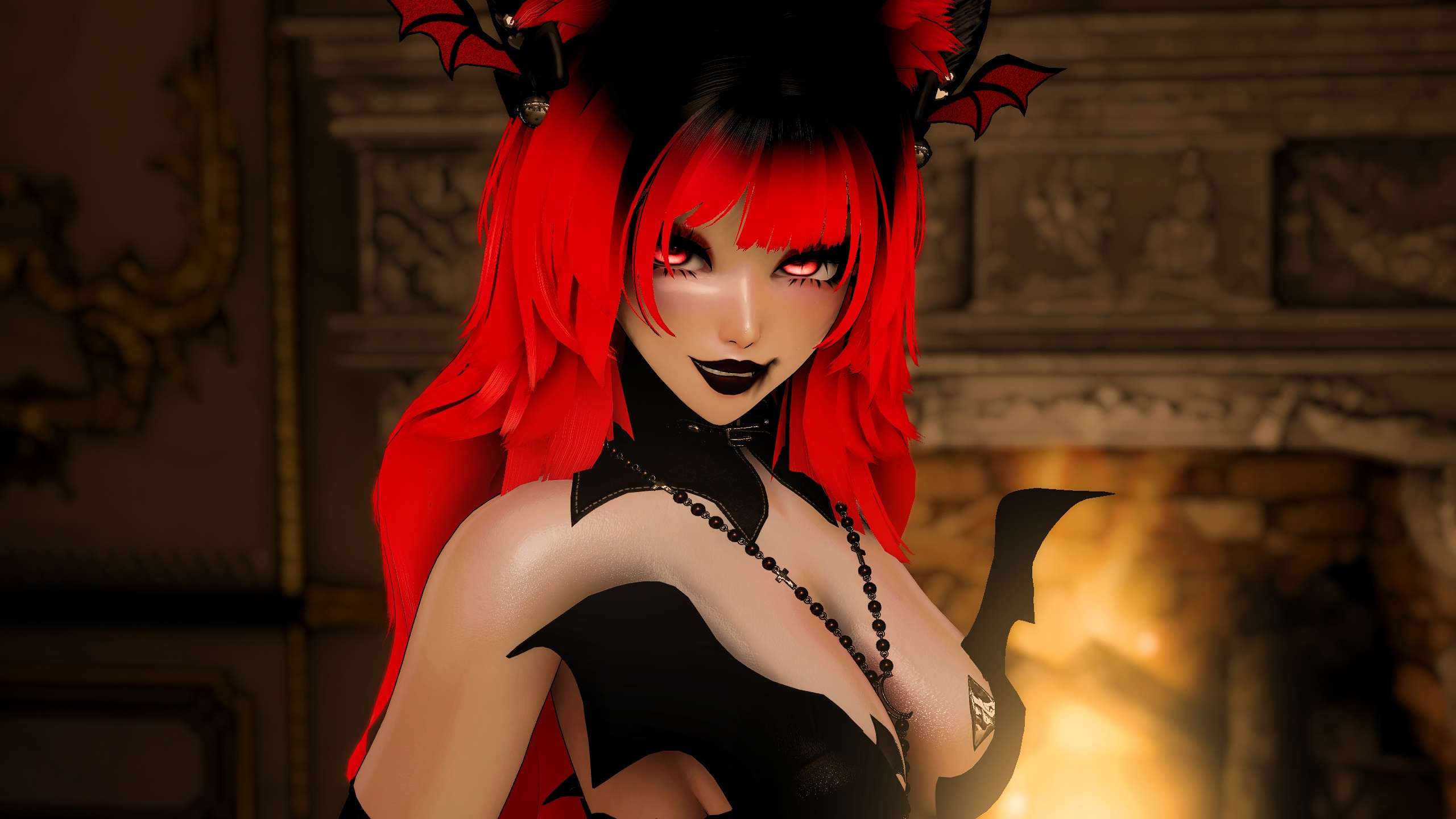 Selene The Vampire Kitty (PC Only | UE VRCFT | SPS | GOGO)