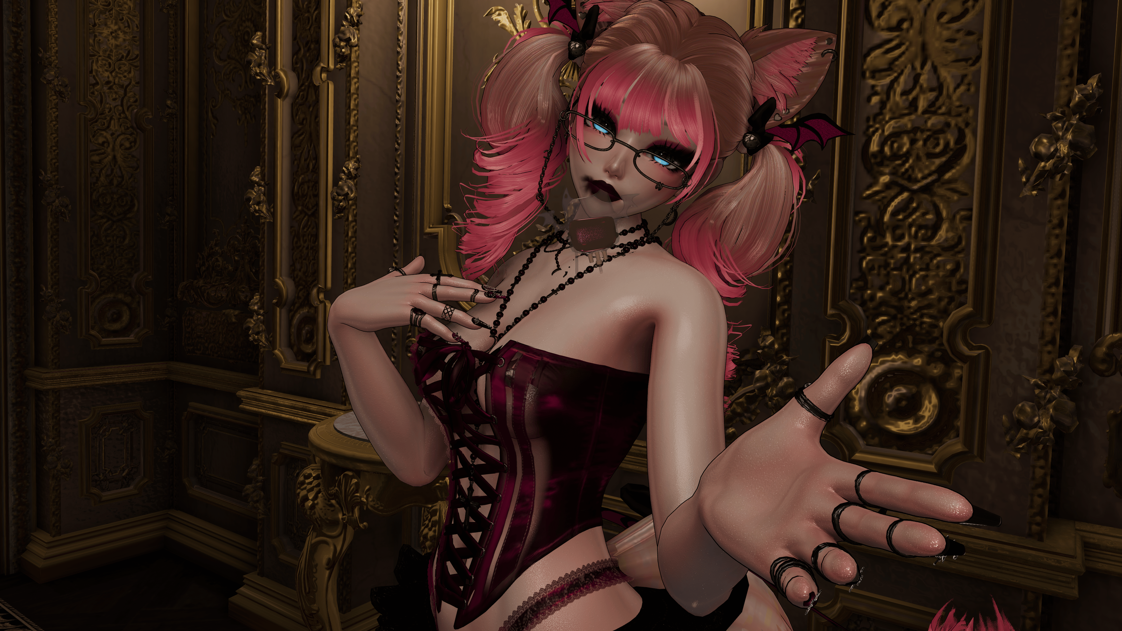 Selene The Vampire Kitty (PC Only | UE VRCFT | SPS | GOGO)
