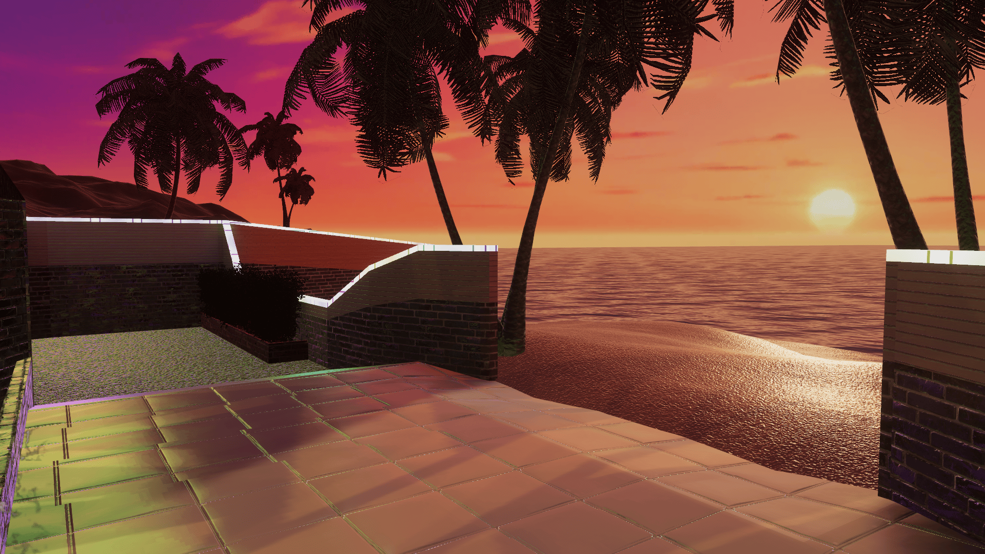 Club Icon (Base) – Neon Beachfront VRChat Club Framework (Quest Compatible)