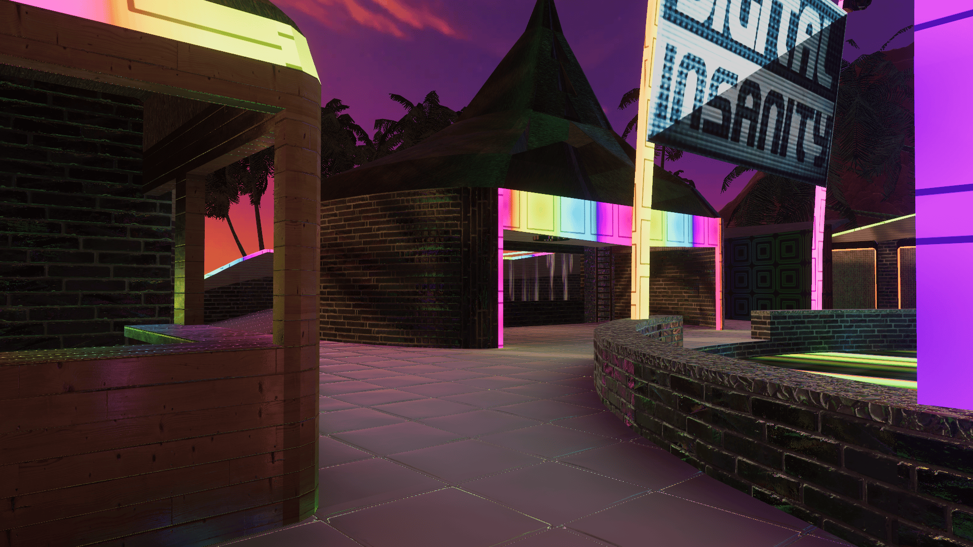 Club Icon (Base) – Neon Beachfront VRChat Club Framework (Quest Compatible)