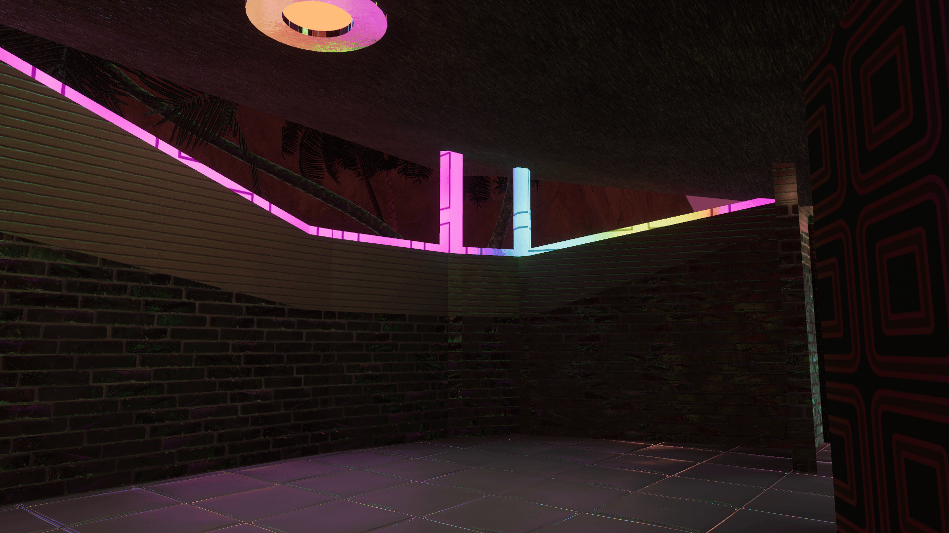 Club Icon (Base) – Neon Beachfront VRChat Club Framework (Quest Compatible)