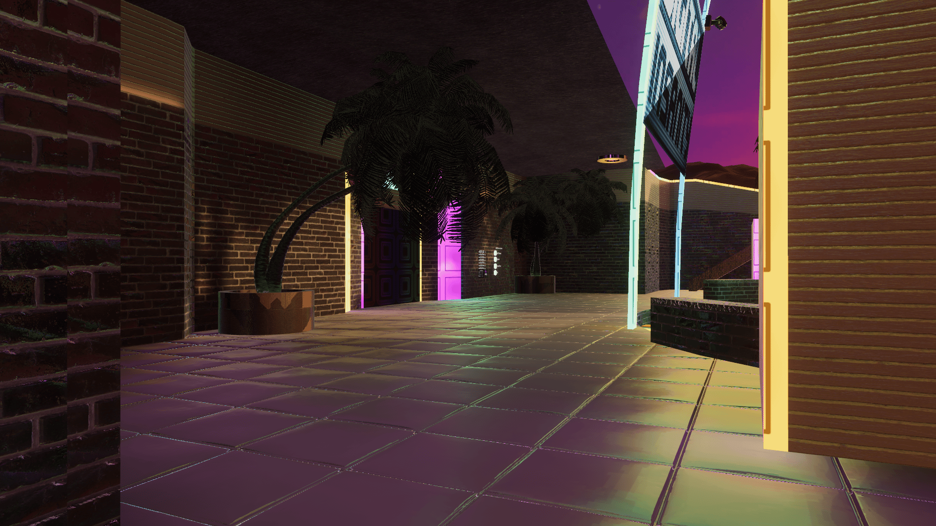Club Icon (Base) – Neon Beachfront VRChat Club Framework (Quest Compatible)